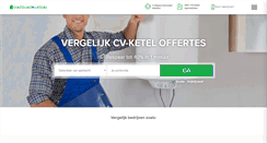Desktop Screenshot of cvketel-installateurs.nl